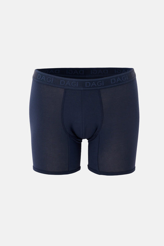 Lacivert Düz Micro Modal Boxer