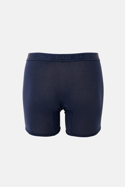 Lacivert Düz Micro Modal Boxer