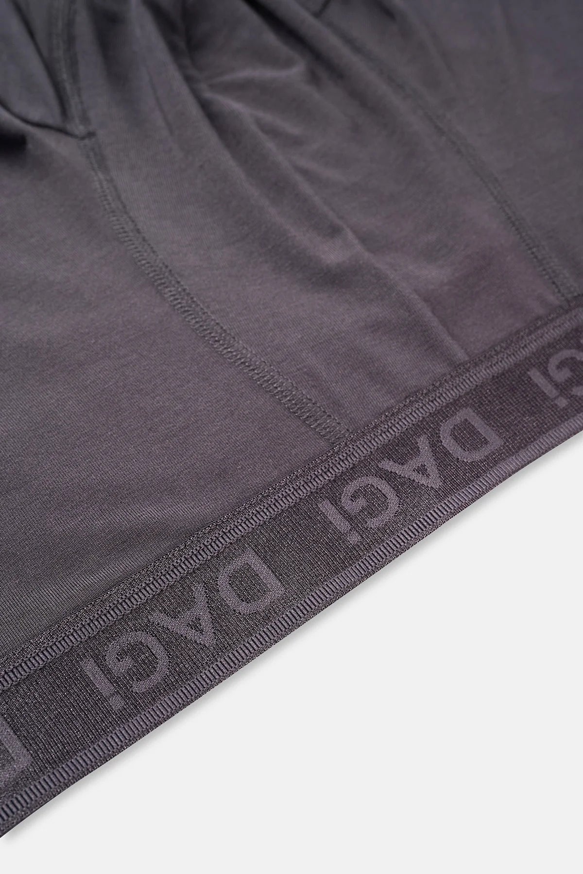 Antrasit-siyah 3'lü Desenli Micro Modal Boxer