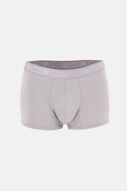 Antrasit-siyah 3'lü Desenli Micro Modal Boxer