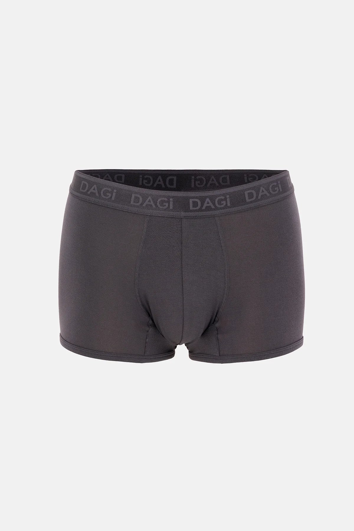 Antrasit-siyah 3'lü Desenli Micro Modal Boxer