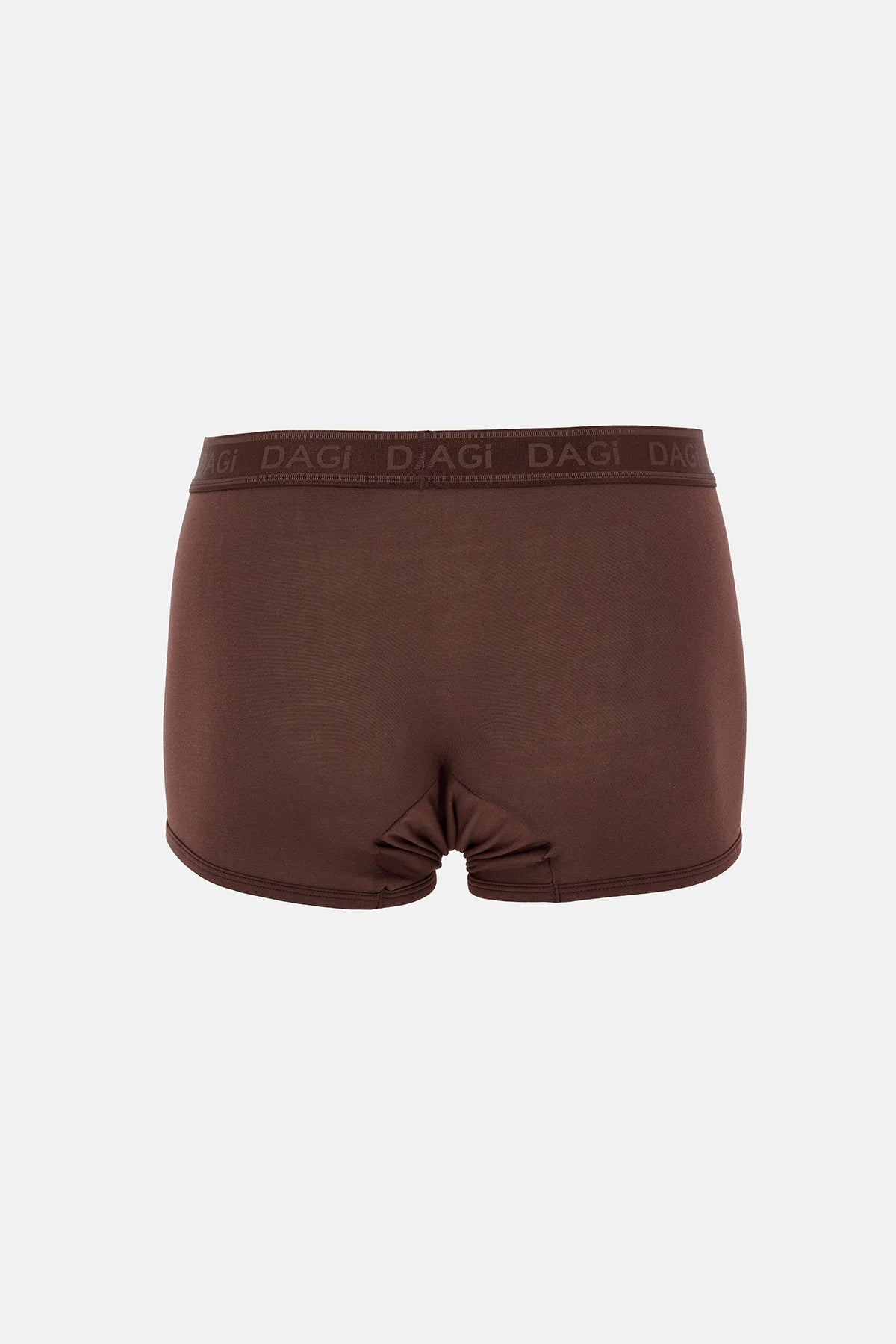 Kahverengi Desenli Micro Modal Boxer
