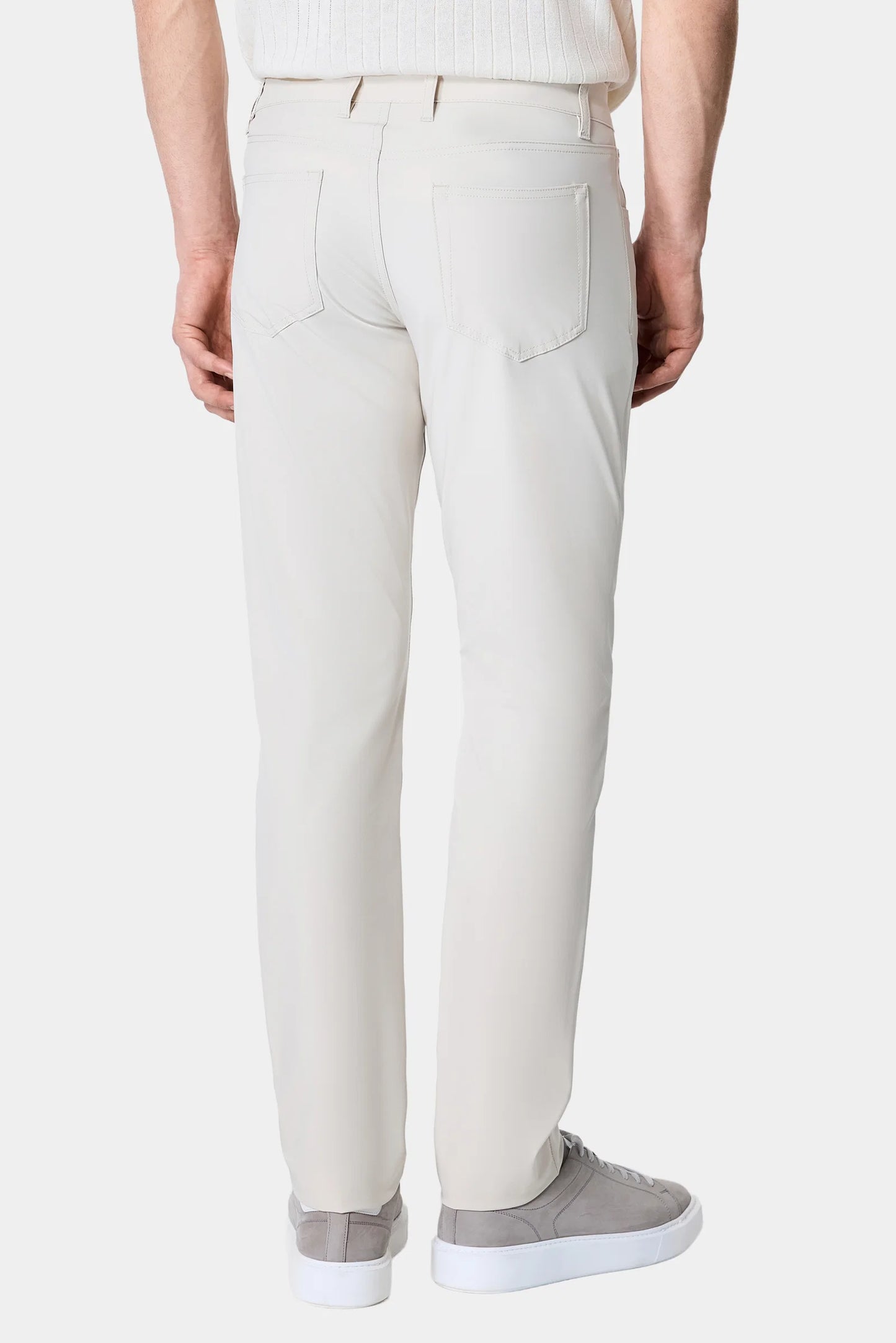 Damat Slim Fit Bej Düz Kumaş Pantolon