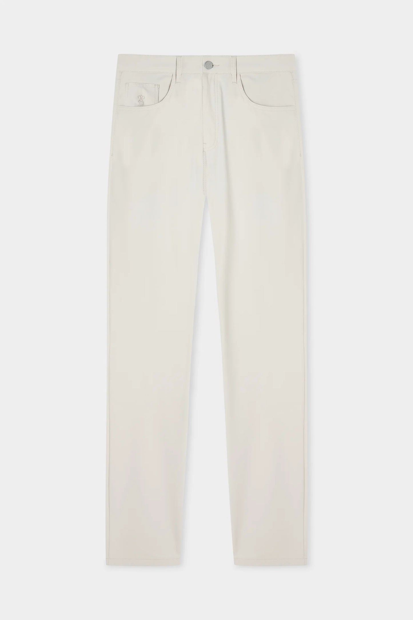 Damat Slim Fit Bej Düz Kumaş Pantolon