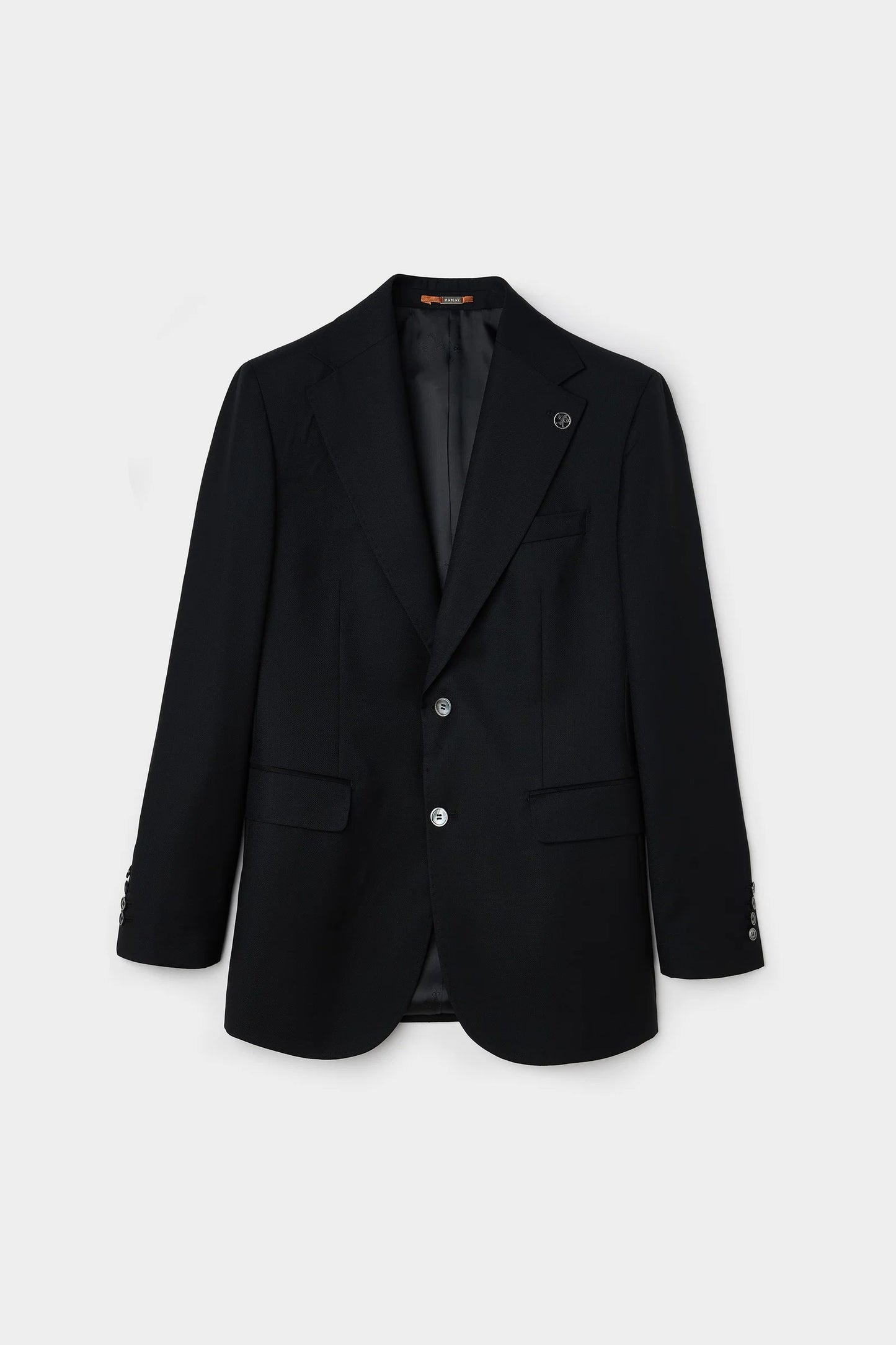 Damat Regular Fit Siyah Armürlü Takim Elbise
