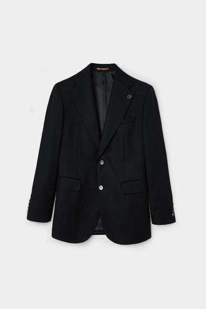 Damat Regular Fit Siyah Armürlü Takim Elbise