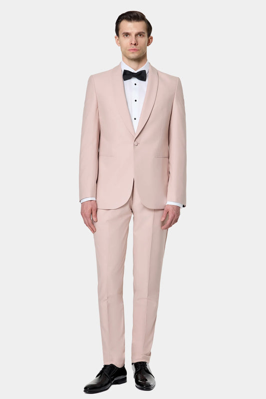 Tween Slim Fit Somon Smokin Takim