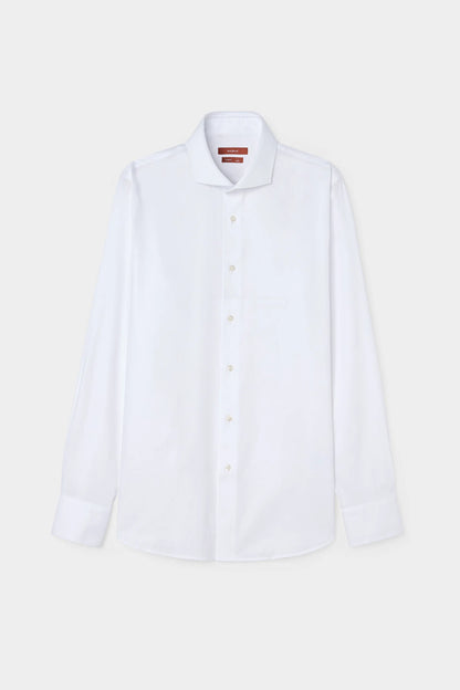 Damat Slim Fit Beyaz Gabardin Gömlek