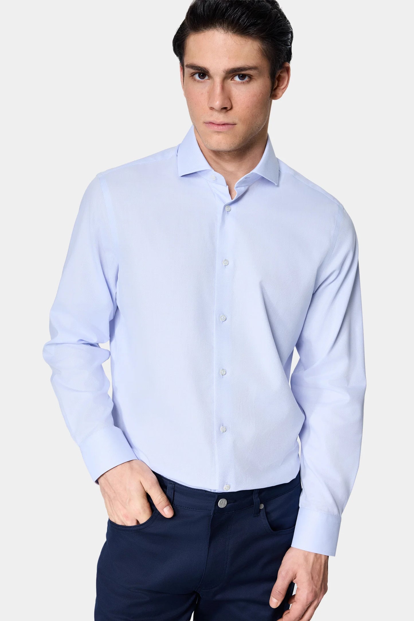 Damat Comfort Mavi Oxford Gömlek