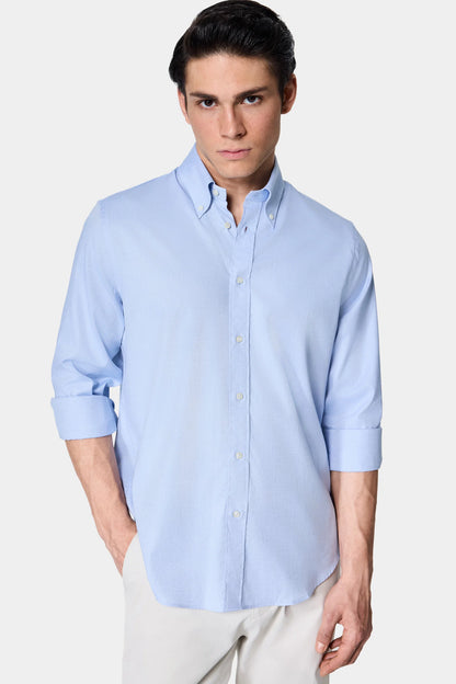 Damat Comfort Mavi Oxford Gömlek
