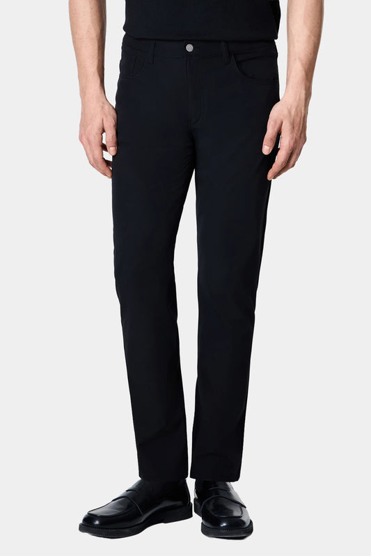 Damat Slim Fit Siyah Düz Kumaş Pantolon