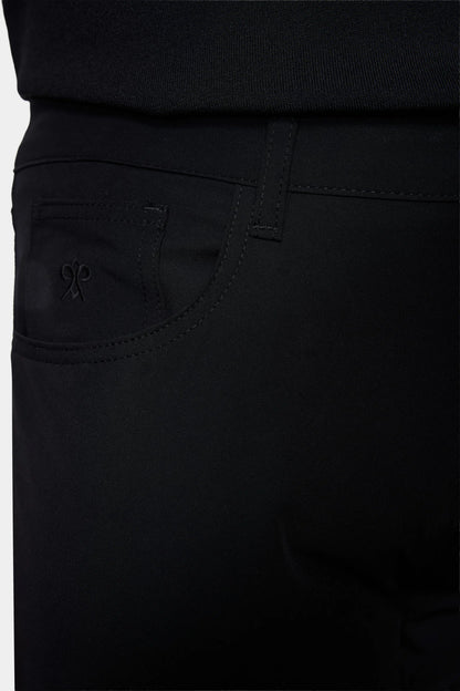 Damat Slim Fit Siyah Düz Kumaş Pantolon