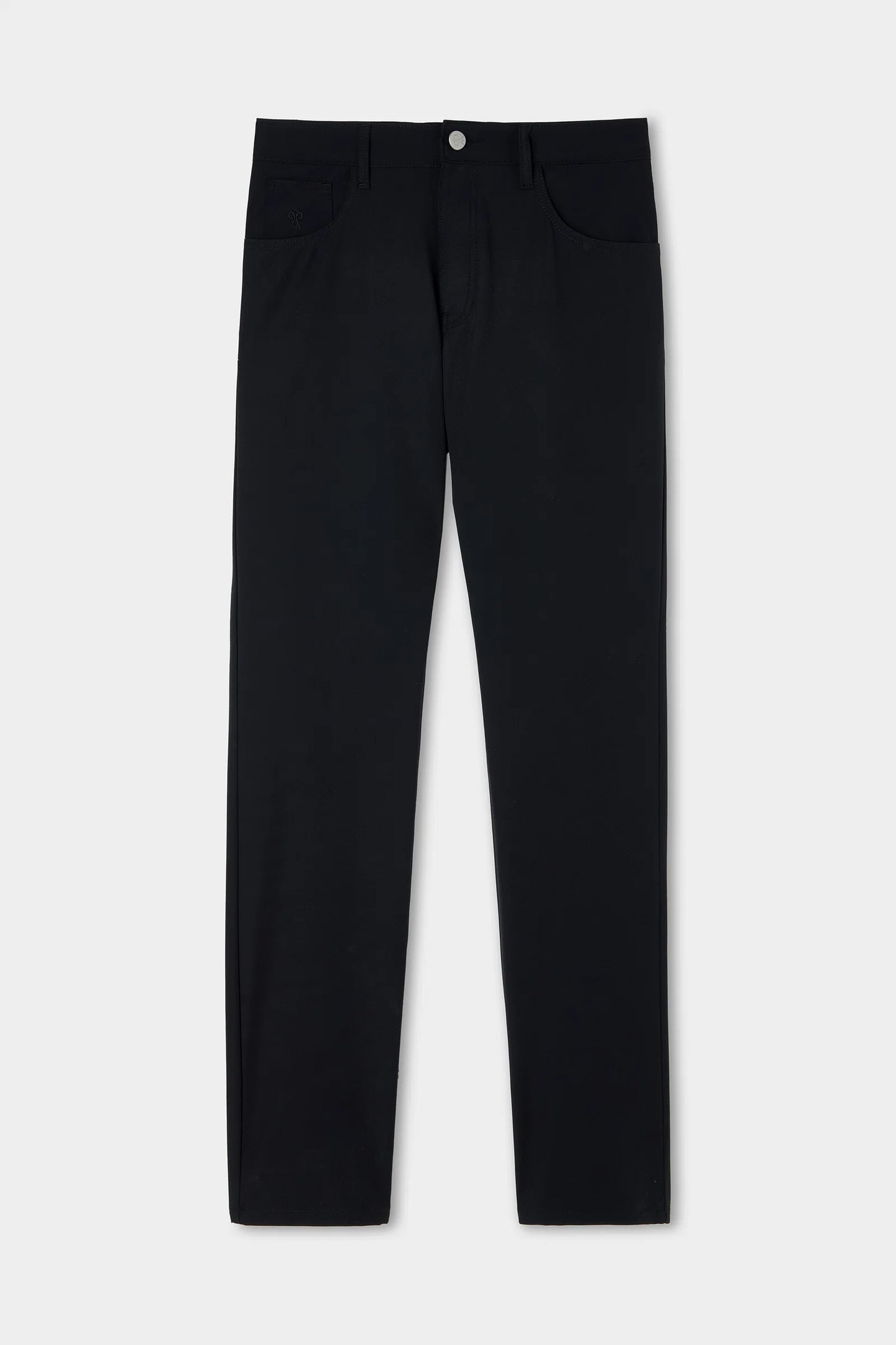 Damat Slim Fit Siyah Düz Kumaş Pantolon