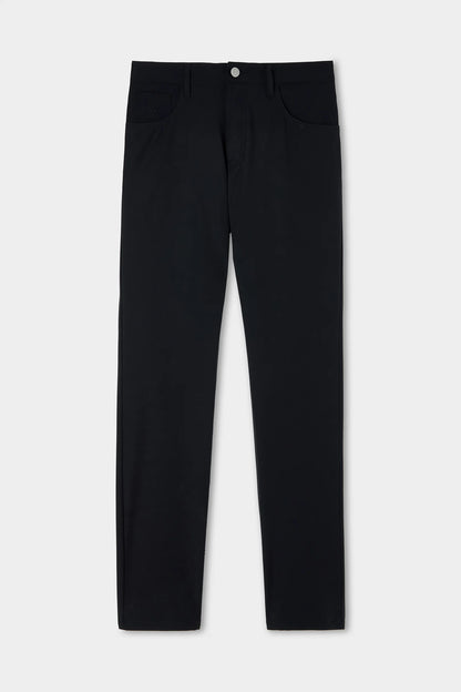 Damat Slim Fit Siyah Düz Kumaş Pantolon