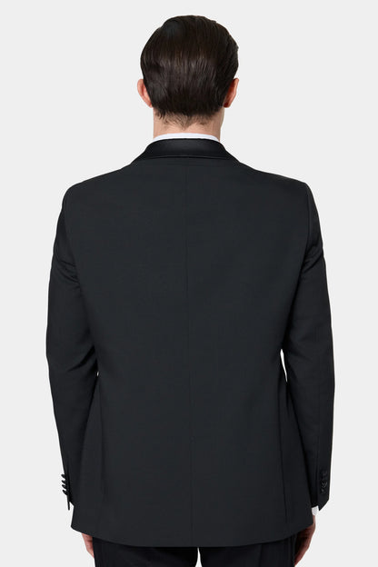 Tween Slim Fit Siyah Düz Smokin Takim