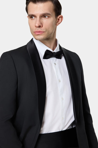 Tween Slim Fit Siyah Düz Smokin Takim