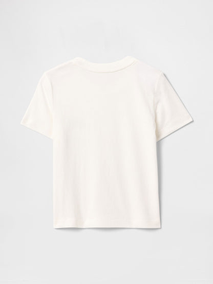 Beyaz Gap Logo T-shirt