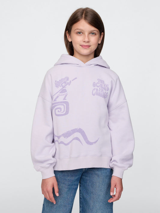 Lila Gap × Disney Vintage Soft Oversize Fleece Sweatshirt