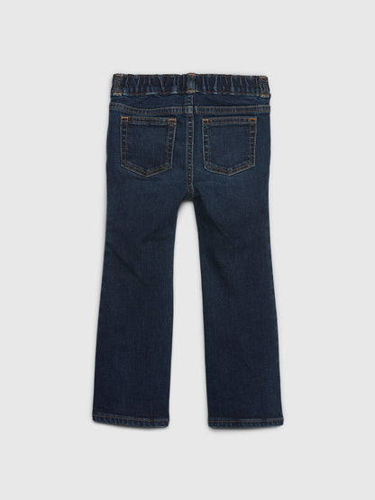 Lacivert '70s Flare Jean Pantolon