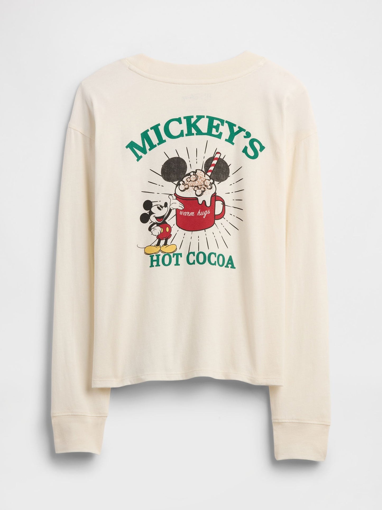 Kırık Beyaz Disney Oversized Grafik Baskılı T-shirt