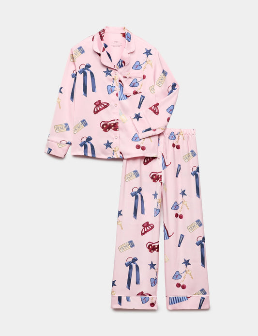 Saten Pijama Takımı
