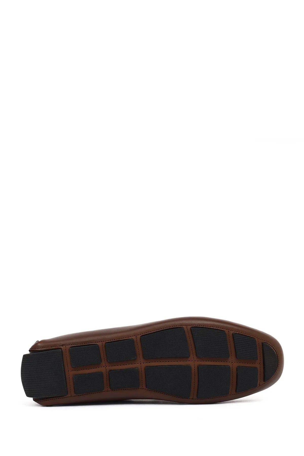 Erkek Kahverengi Deri Casual Loafer