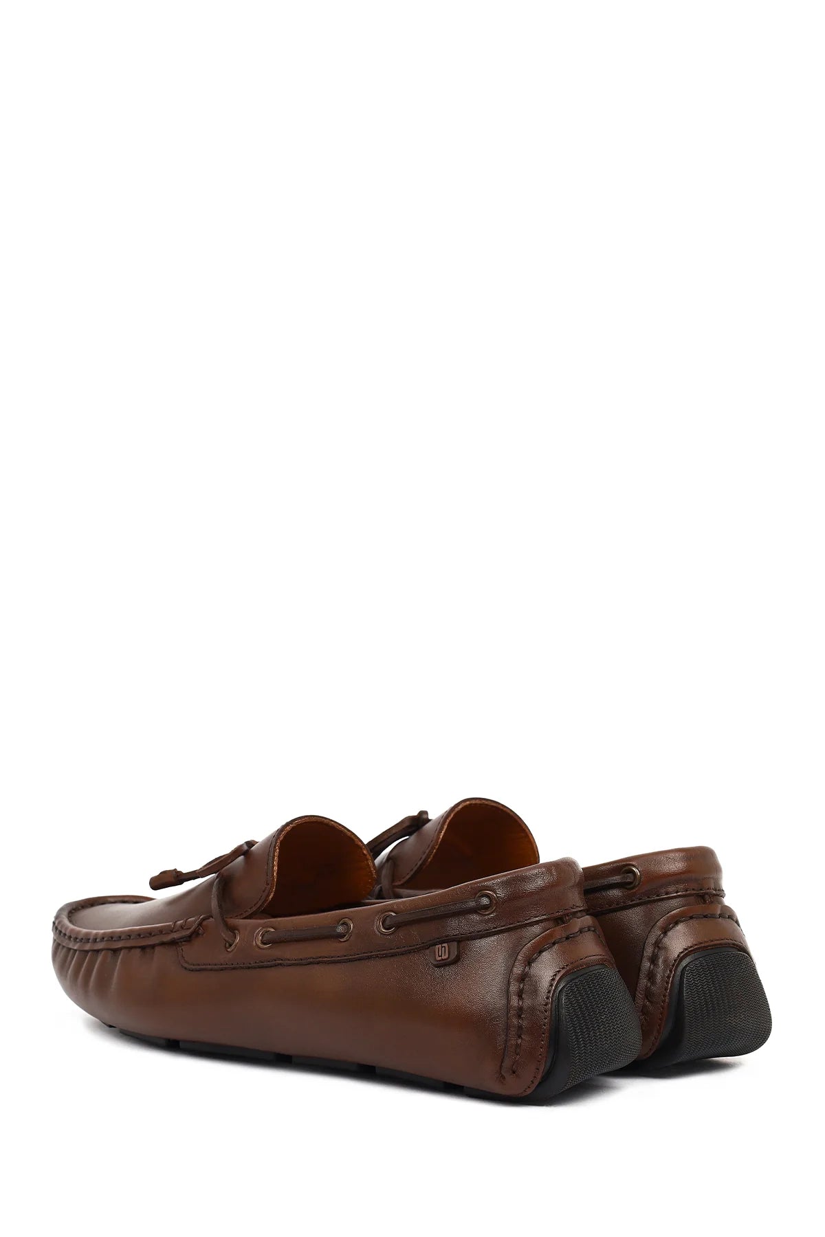 Erkek Kahverengi Deri Casual Loafer