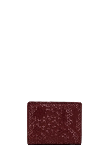 Kadın Bordo Baskılı Cüzdan