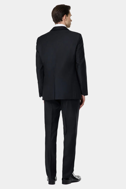 Damat Slim Fit Siyah Düz Damatlık &amp; Smokin Takim