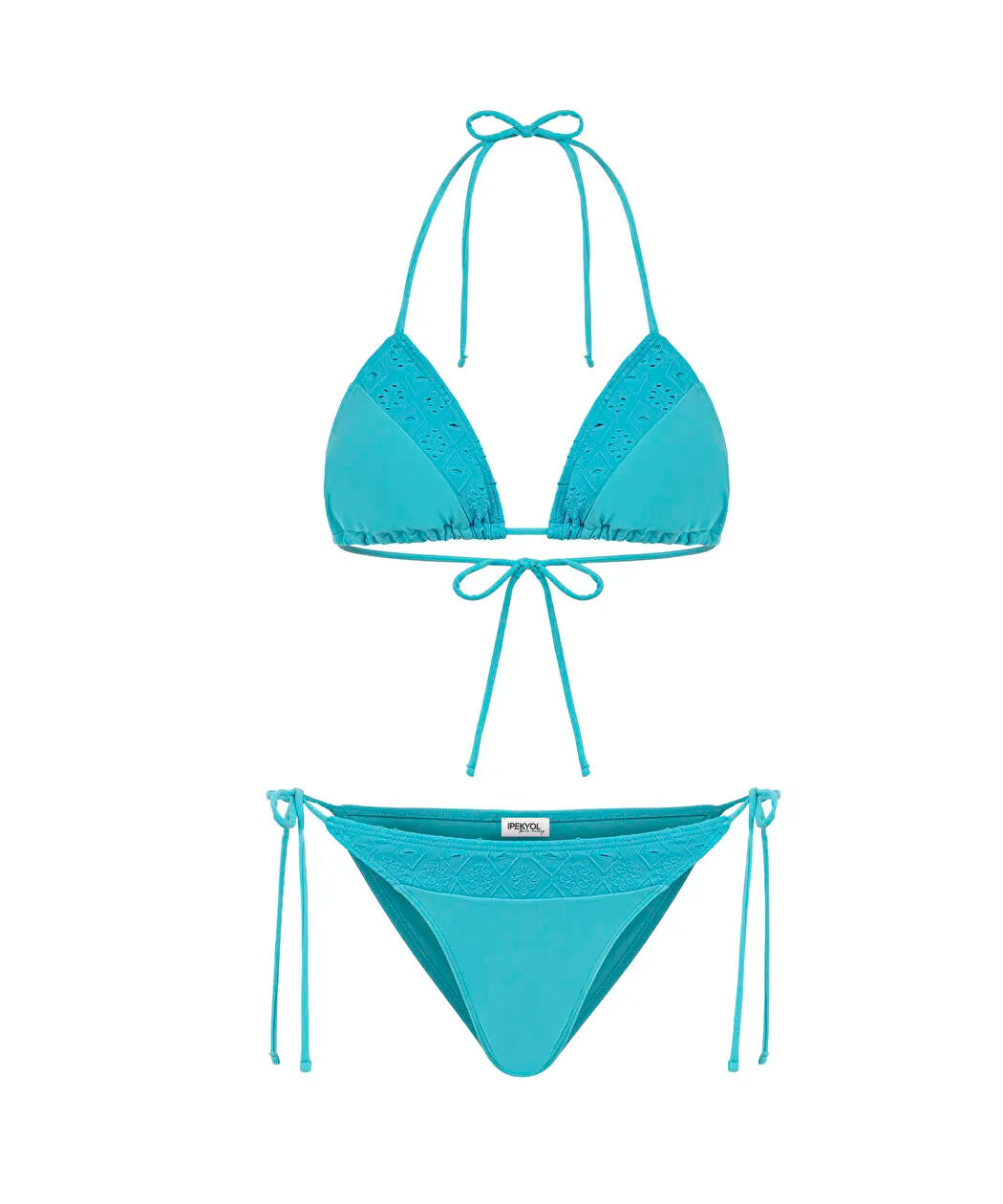 Mavi Brodeli Bikini Seti Is1260038014089 | Ipekyol