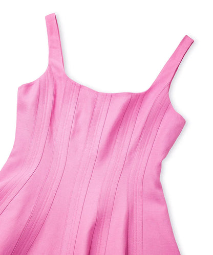 Pembe Volanlı Mini Elbise Is1260002295033 | Ipekyol