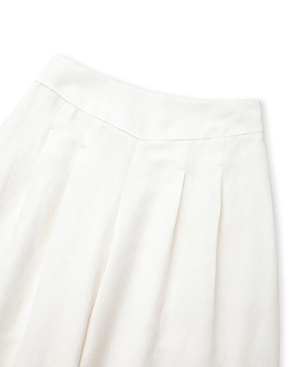 Beyaz Keten Içerikli Wide Leg Fit Pantolon Is1260003186002 | Ipekyol