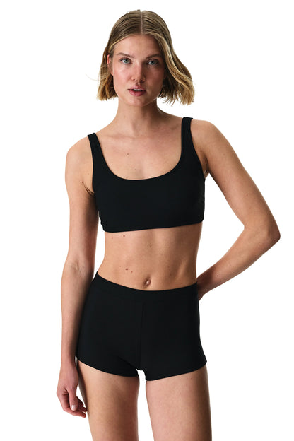 Siyah Aspen Boxer Bikini Altı