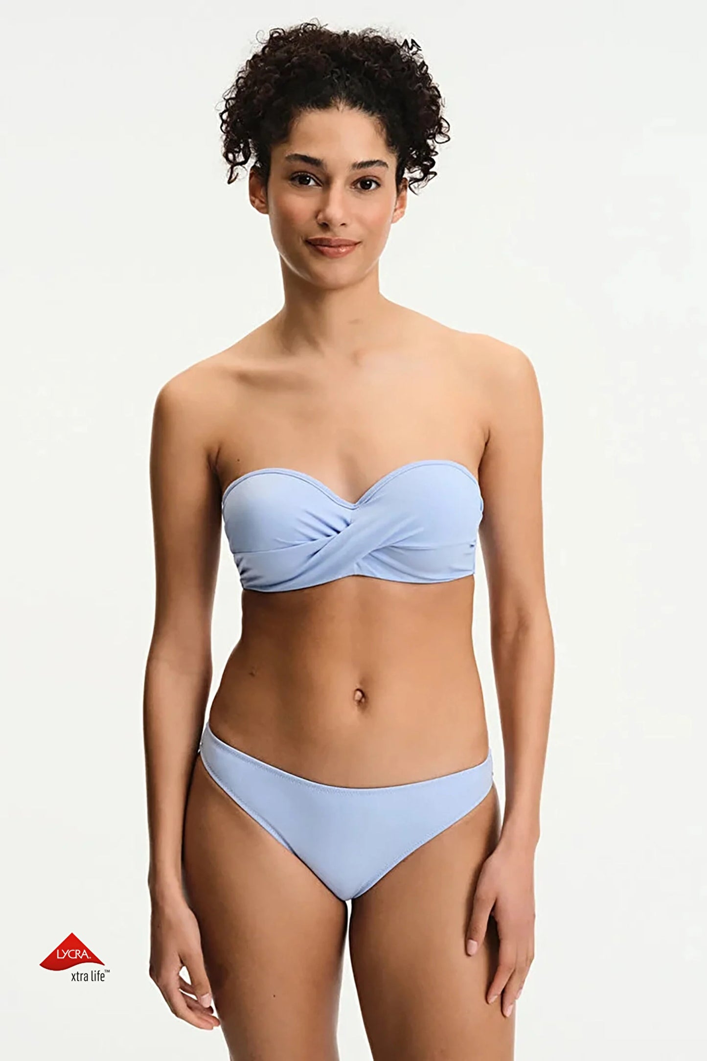 Açık Mavi Beauty Toparlayıcı Bikini Üstü