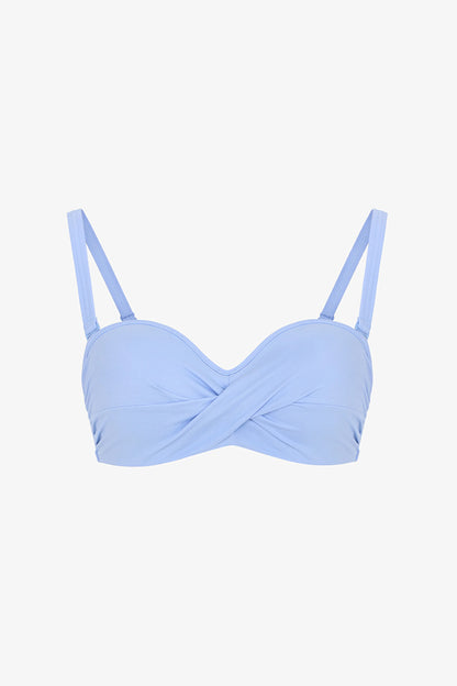 Açık Mavi Beauty Toparlayıcı Bikini Üstü