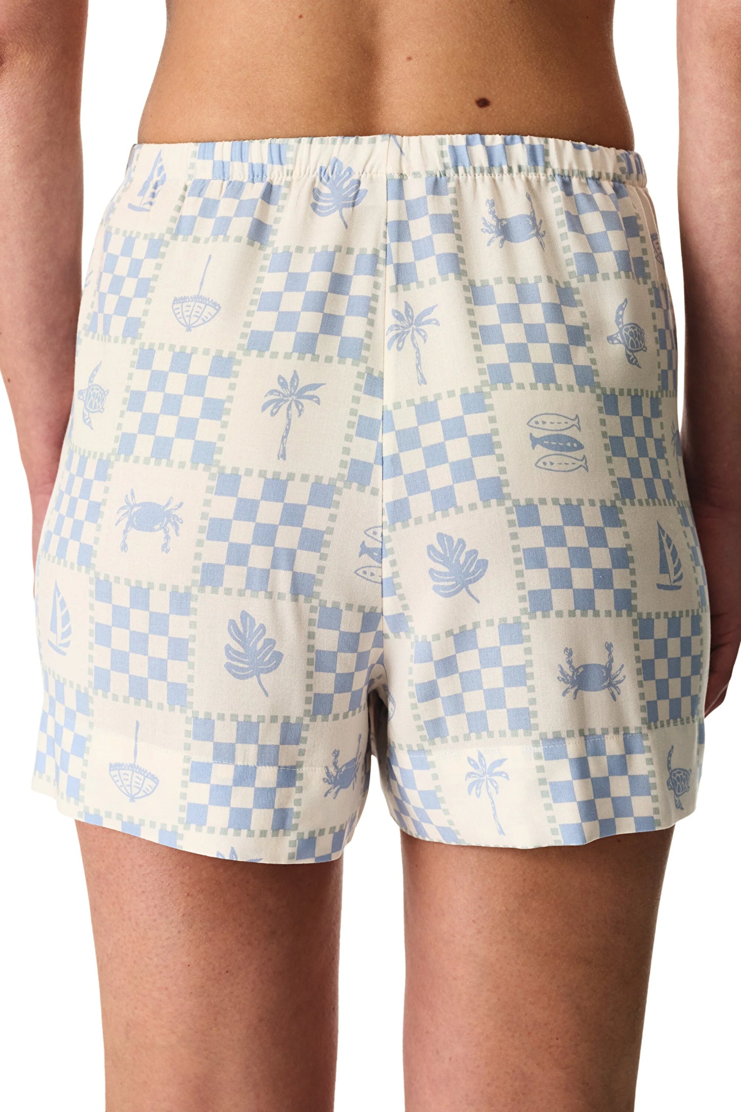 Mavi Sun Kissed Şort Pijama Altı