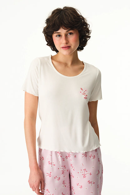 Pembe Chloe Pantolon Pijama Takımı
