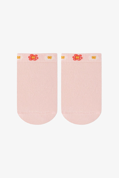 Pembe Kız Çocuk Berrylicious Fun 3 'lü Patik Çorap