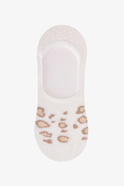 Silvery Leopard 3'lü Babet Çorabı