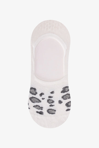 Silvery Leopard 3'lü Babet Çorabı