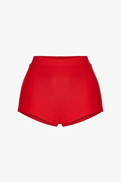 Kırmızı Astrid Boxer Bikini Altı
