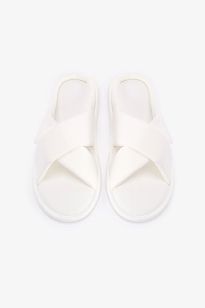 Kırık Beyaz Bridal Charming Terlik