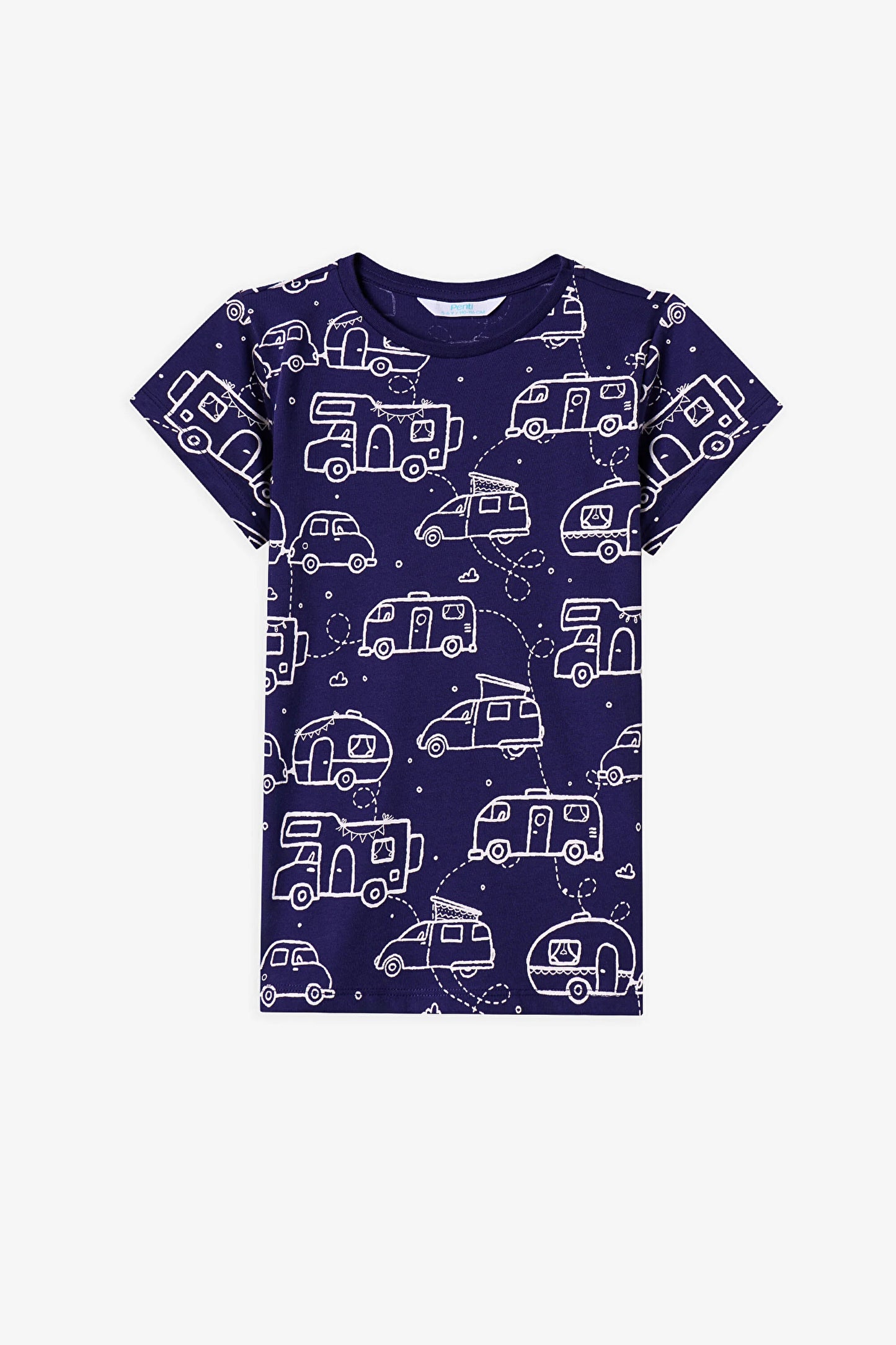 Mint Yeşili Erkek Çocuk Adventure Await Pamuklu 2'li Pijama Takımı