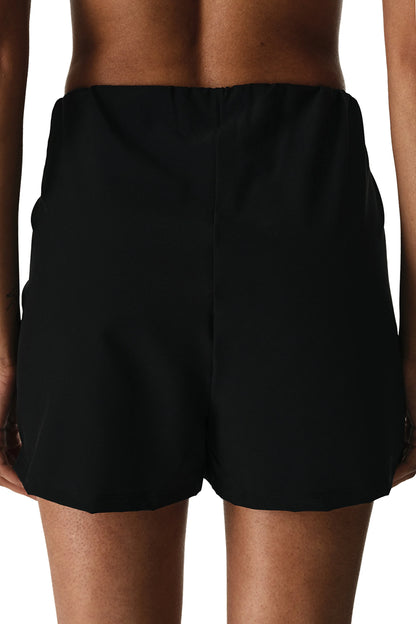 Siyah Skirt Deniz Şortu