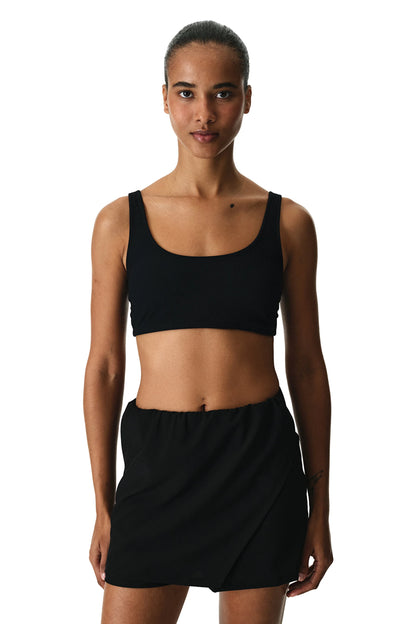 Siyah Skirt Deniz Şortu