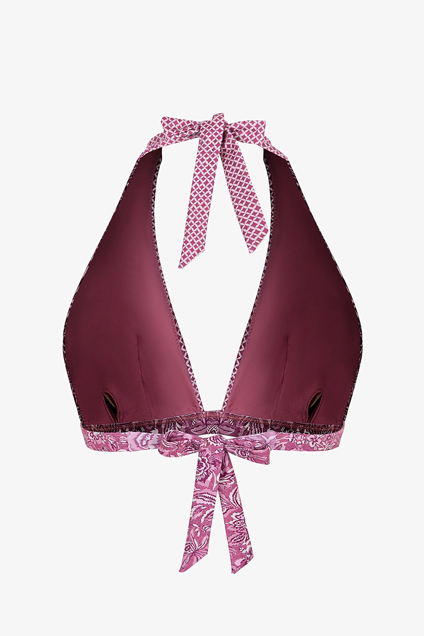 Renkli Rosa Deep V Bikini Üstü