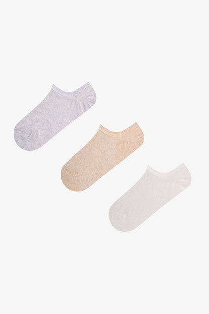 Natural Touch 3'lü Sneaker Çorabı
