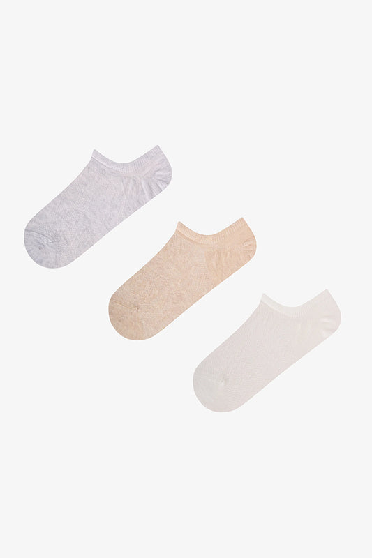 Natural Touch 3'lü Sneaker Çorabı