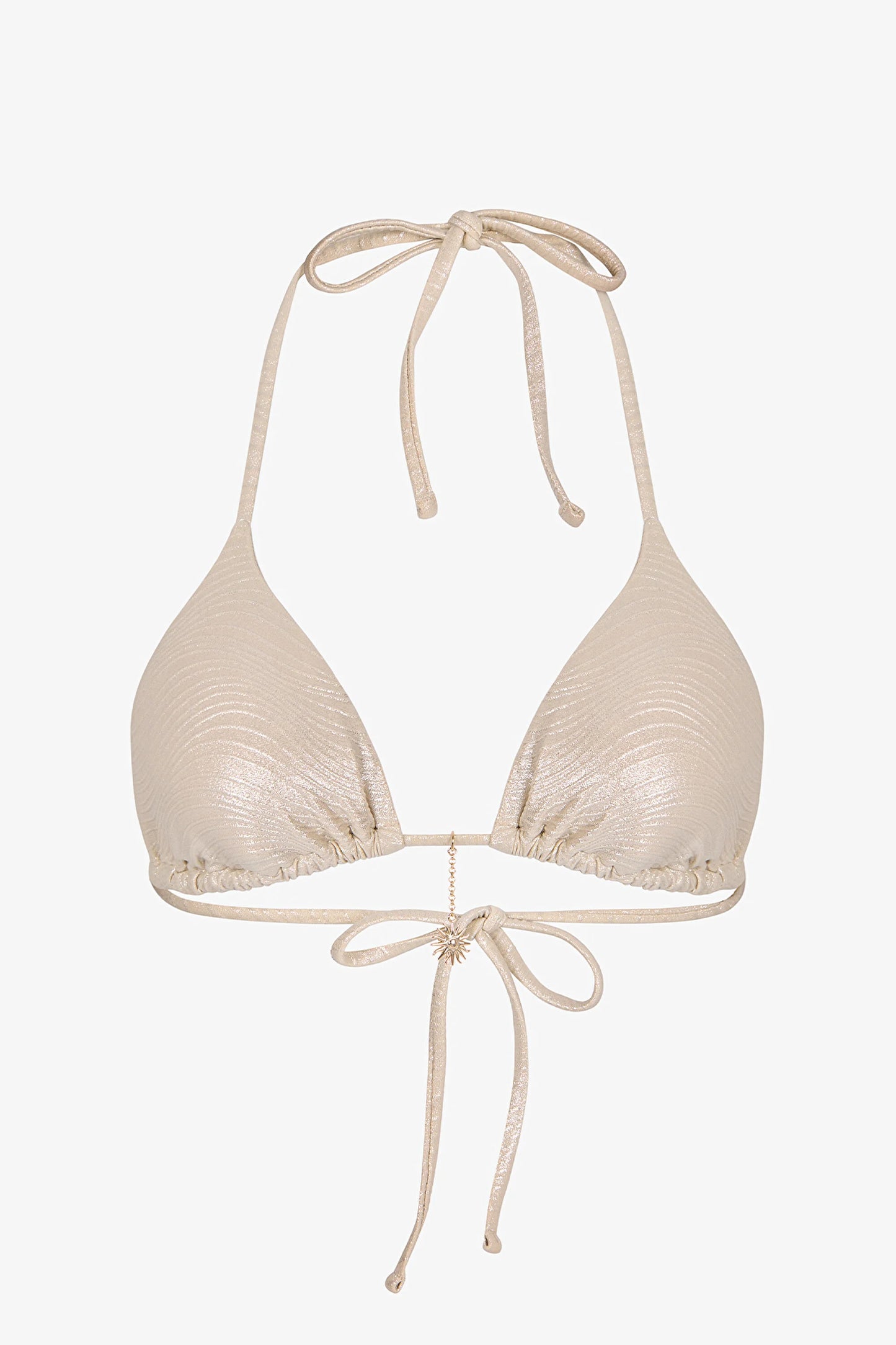 Ekru Deja Üçgen Bikini Üstü