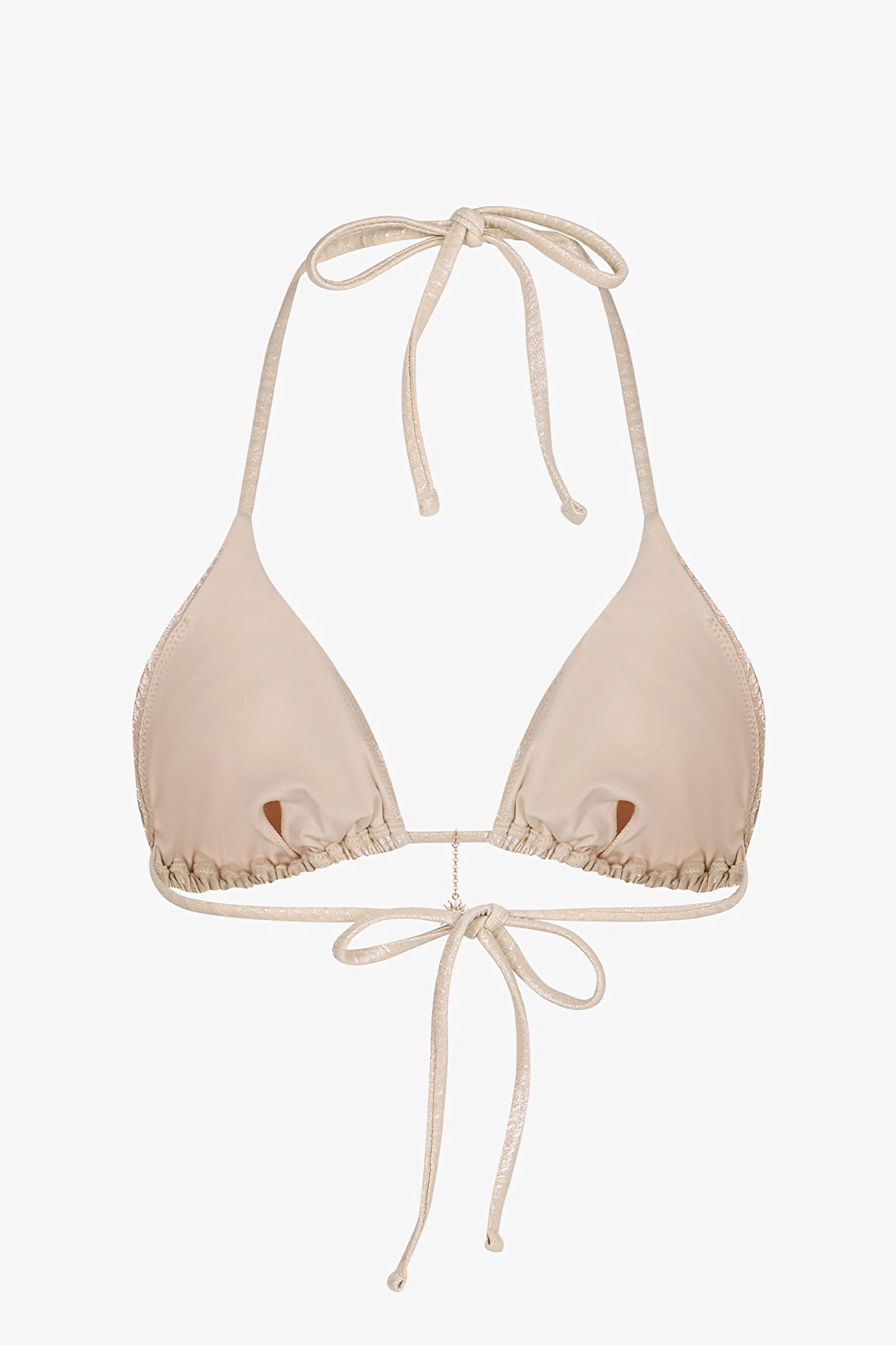 Ekru Deja Üçgen Bikini Üstü